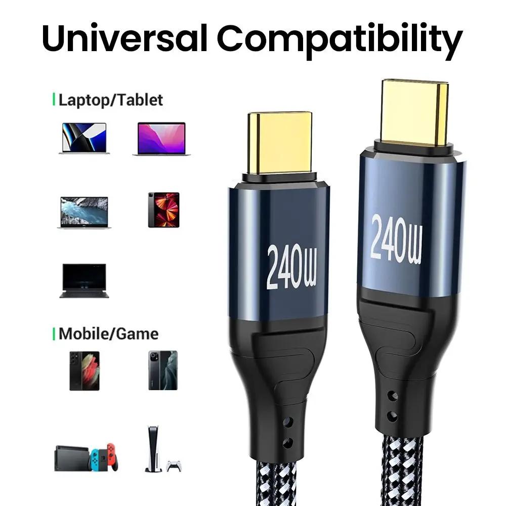 USB  C USB-C ̺ 240W PD     48V 5A  EMAKER Ĩ  Ʈ º 
